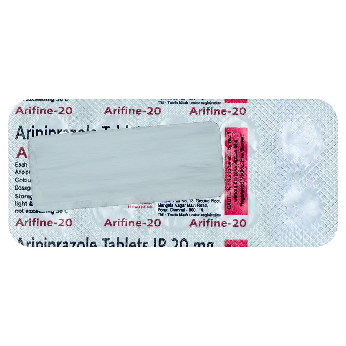 Arifine 20 Tablet 10's, Pack of 10 TABLETS Arifine 20 Tablet 10's, Pack of 10 TABLETS
