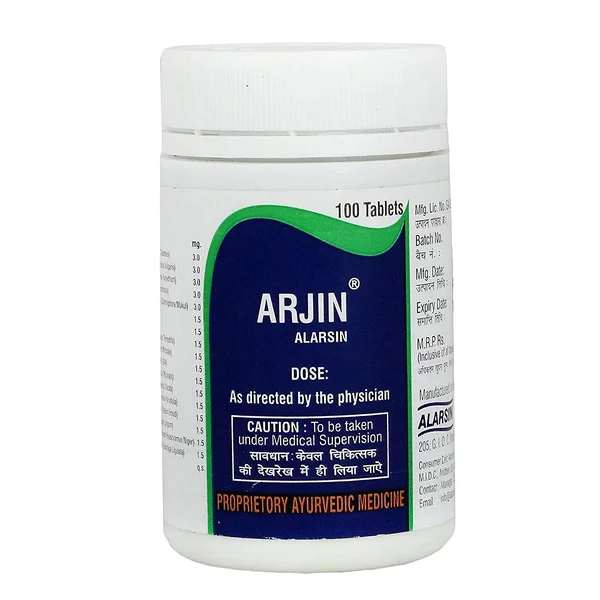 Alarsin Arjin, 100 Tablets, Pack of 100