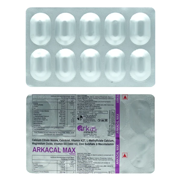 Arkacal Max Tablet 10's