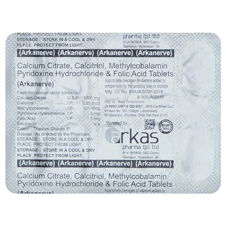 Arkanerve Tablet 10's