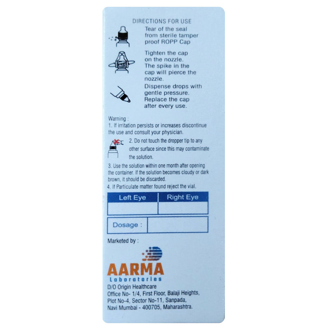 Armbro Eye Drops 5 ml, Pack of 1 EYE DROPS Armbro Eye Drops 5 ml, Pack of 1 EYE DROPS