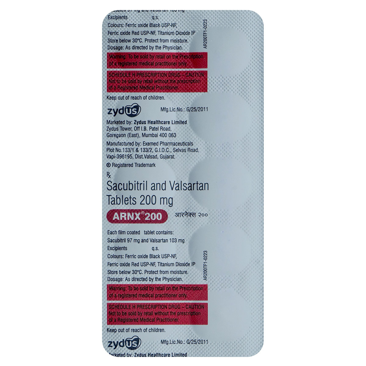 Buy Arnx 200 Tablet 10's Online