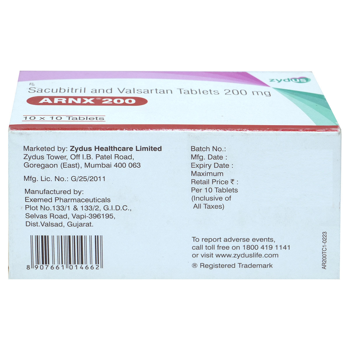 Arnx 200 Tablet 10's, Pack of 10 Arnx 200 Tablet 10's, Pack of 10