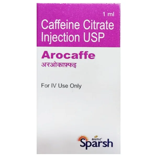 Arocaffe Injection 1 ml, Pack of 1