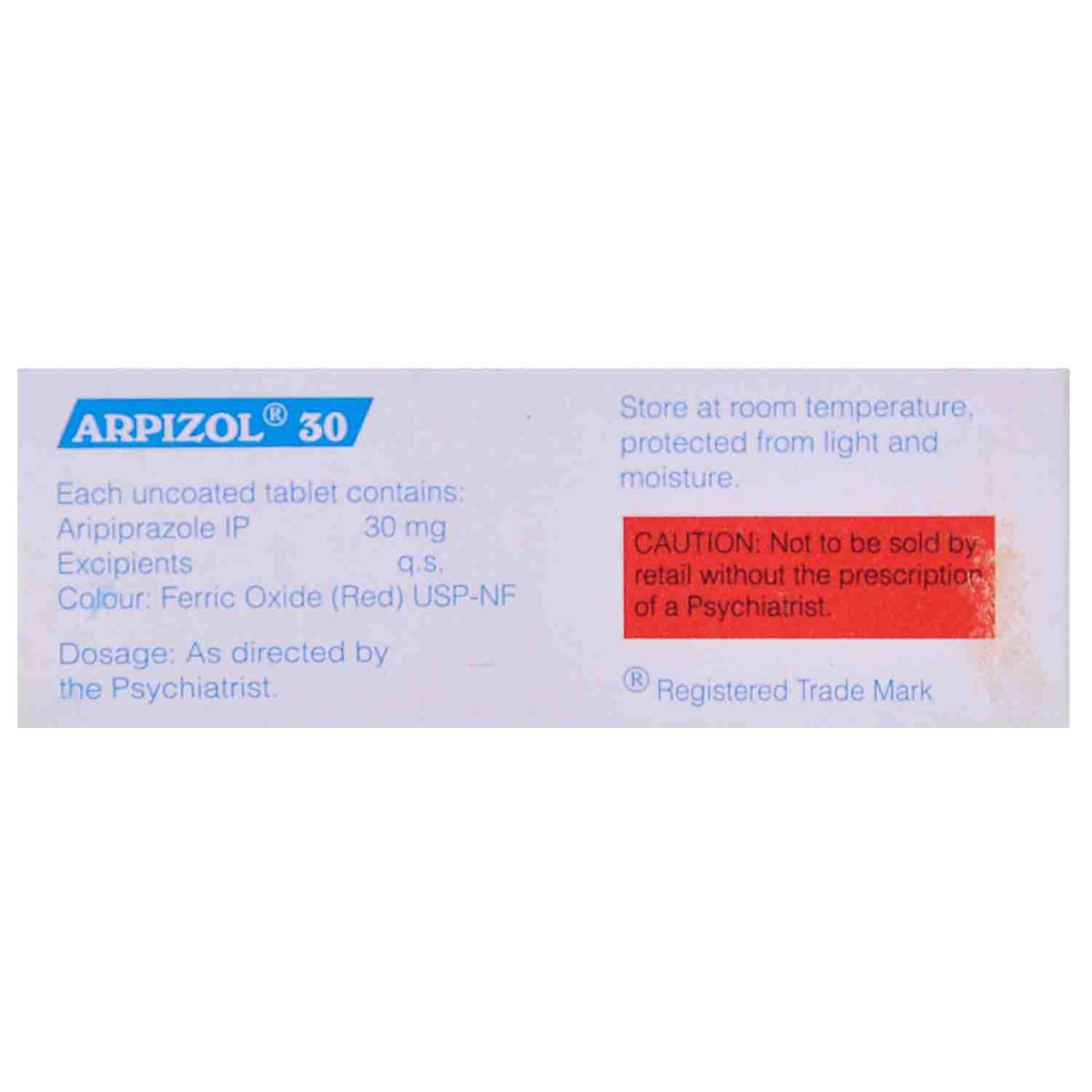 Arpizol 30 Tablet 10's, Pack of 10 TabletS Arpizol 30 Tablet 10's, Pack of 10 TabletS