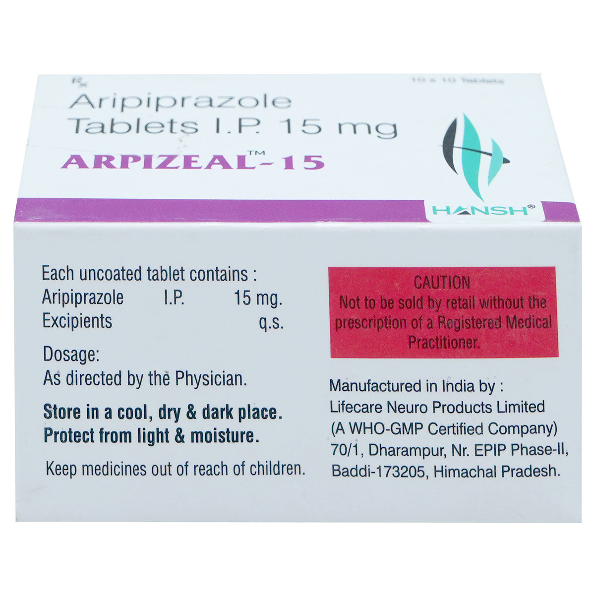Arpizeal-15 Tablet 10's, Pack of 10 TabletS Arpizeal-15 Tablet 10's, Pack of 10 TabletS