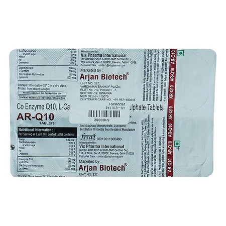 AR-Q10 Tablet 10's