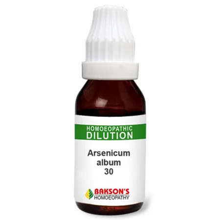 Baksons Arsenicum Album 30 Dilution, 30 ml