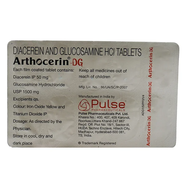 Arthocerin DG Tablet 10's, Pack of 10 TABLETS