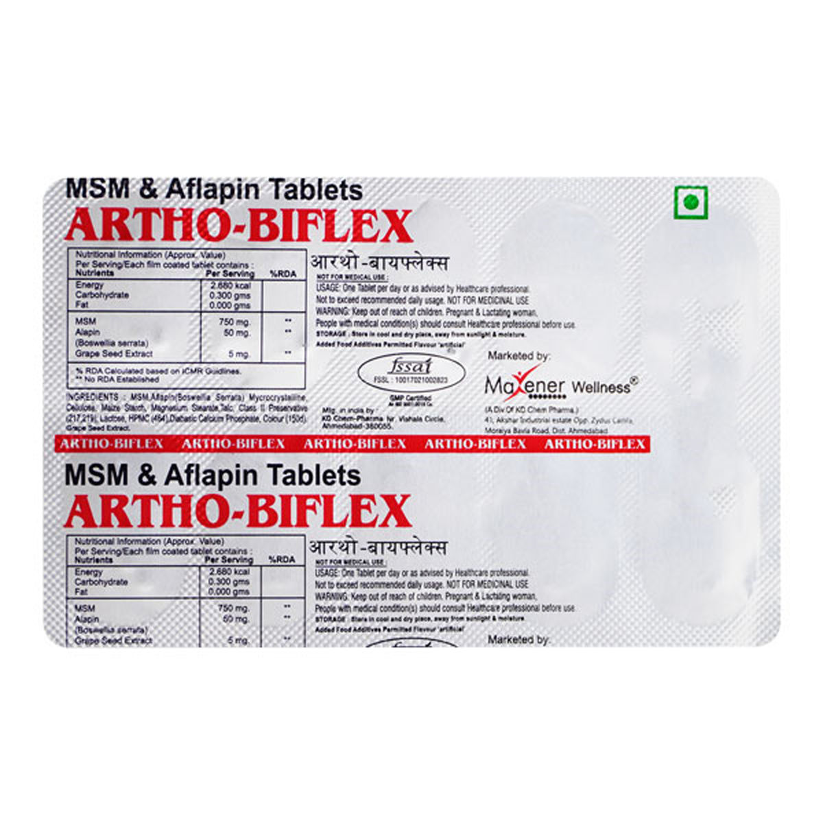 Buy Artho-Biflex Tab 10'S Online