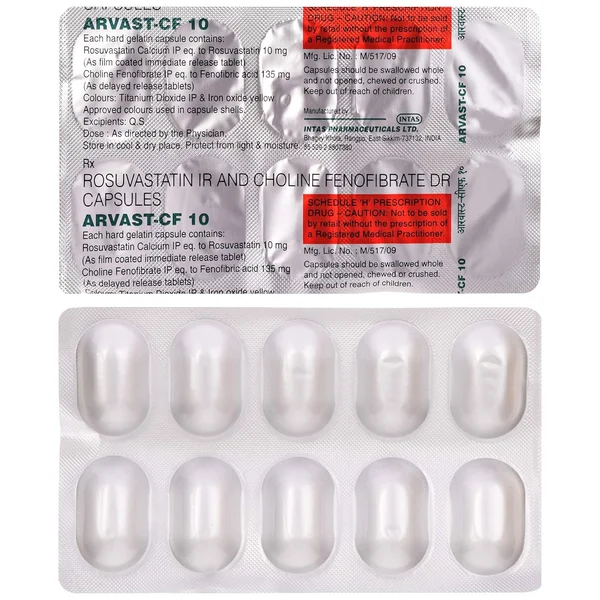 Arvast-CF Capsule 10's