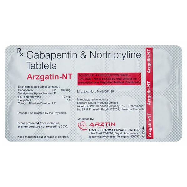Arzgatin-NT Tablet 10's