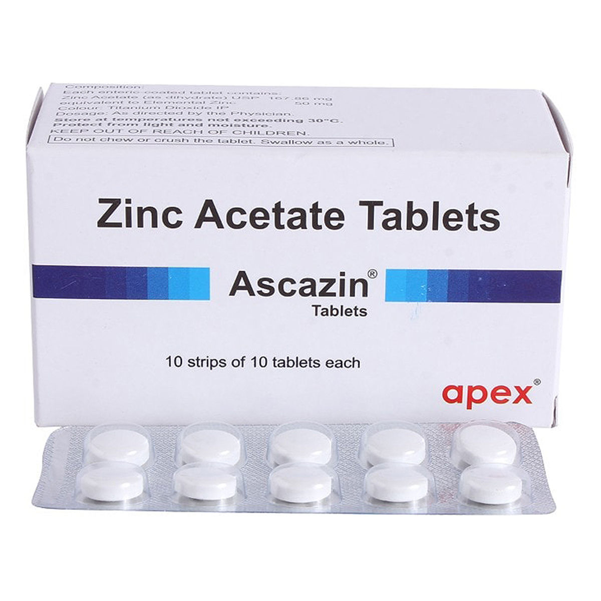 Ascazin Tablet 10's, Pack of 10 TABLETS