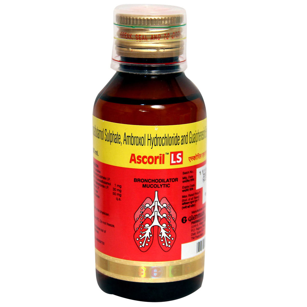 Ascoril LS Expectorant 100 ml Price, Uses, Side Effects, Composition