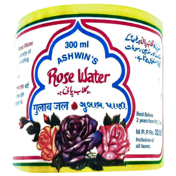 Ashwin Rose Water, 300 ml