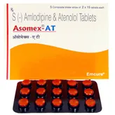 Asomex AT Tablet 15's, Pack of 15 TABLETS