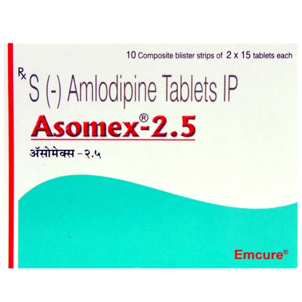 Asomex 2.5 Tablet 15's