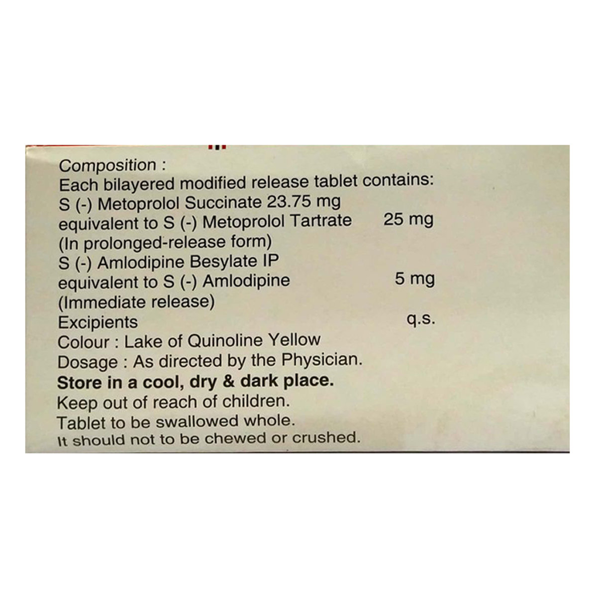 Asomex-M 5 Tablet 10's, Pack of 10 TabletS Asomex-M 5 Tablet 10's, Pack of 10 TabletS