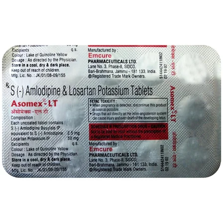 Asomex LT Tablet 15's