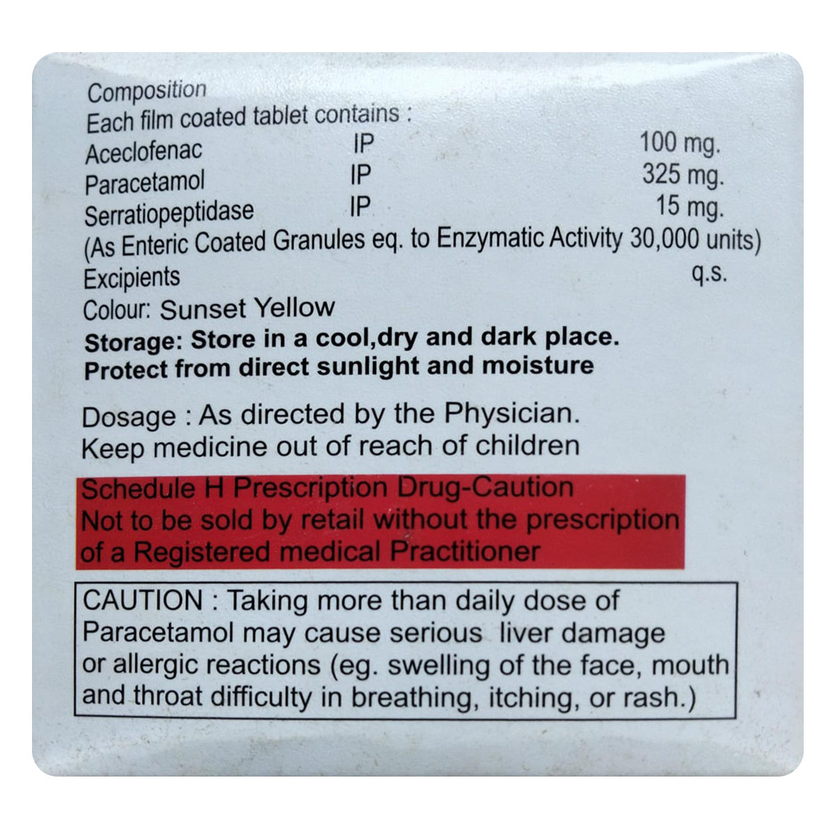 Aspchrit Tablet 10's, Pack of 10 TABLETS Aspchrit Tablet 10's, Pack of 10 TABLETS