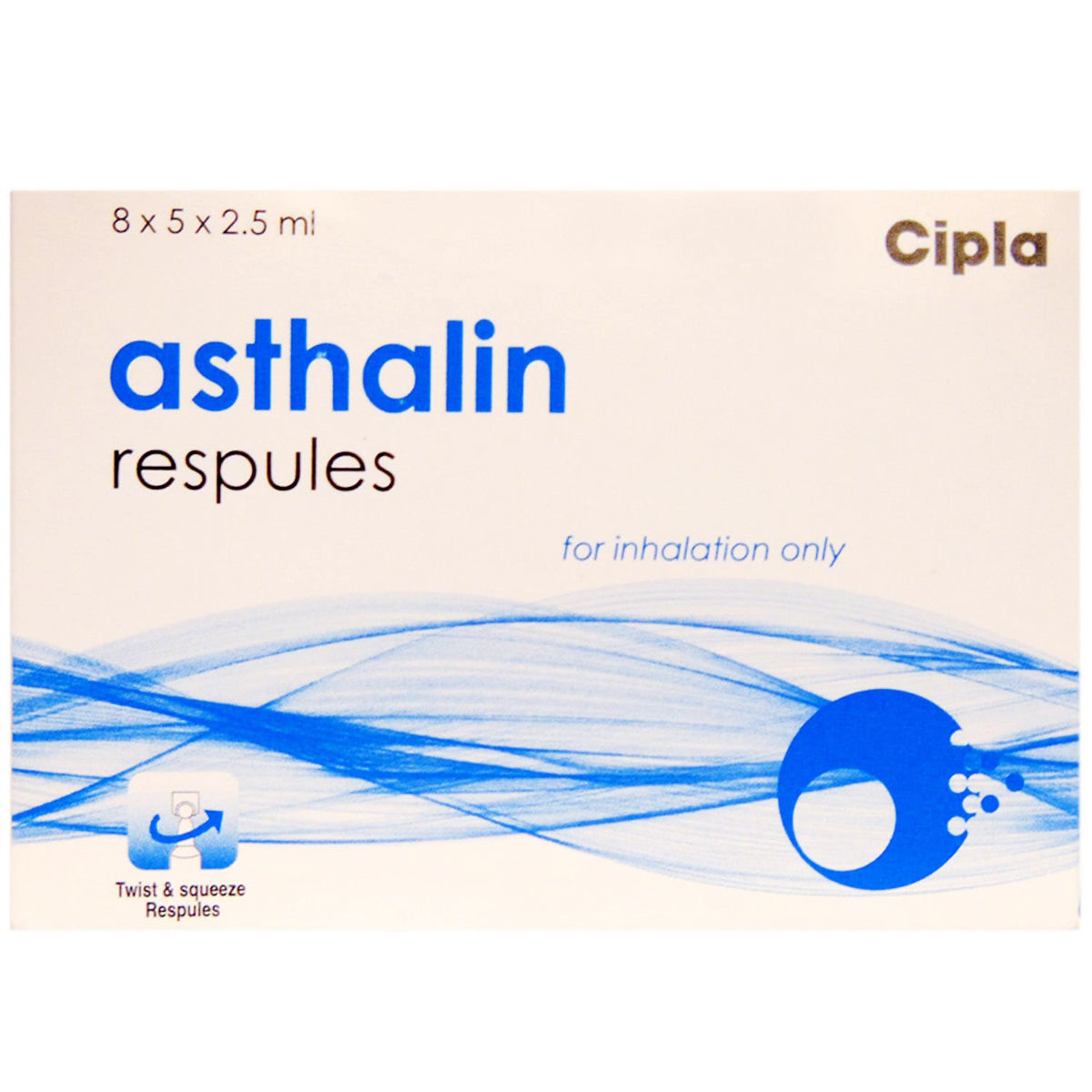 Asthalin Respules 5 x 2.5 ml, Pack of 5 RespulesS