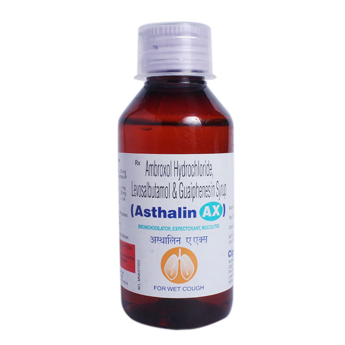 Buy Asthalin AX Syrup 100 ml Online