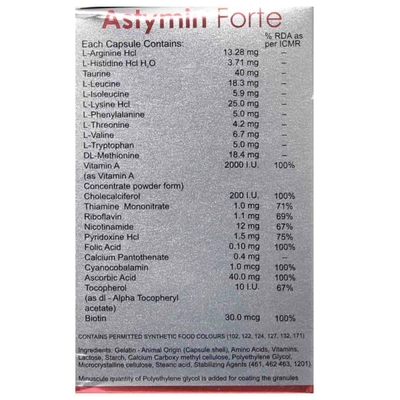 Astymin Forte Capsule 15's, Pack of 15