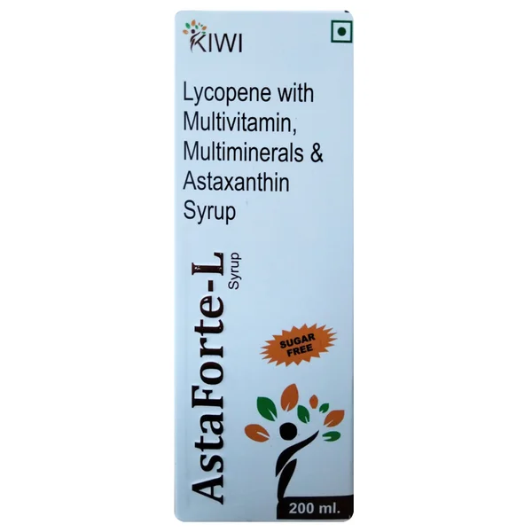 Astaforte-L Sugar Free Syrup 200 ml, Pack of 1