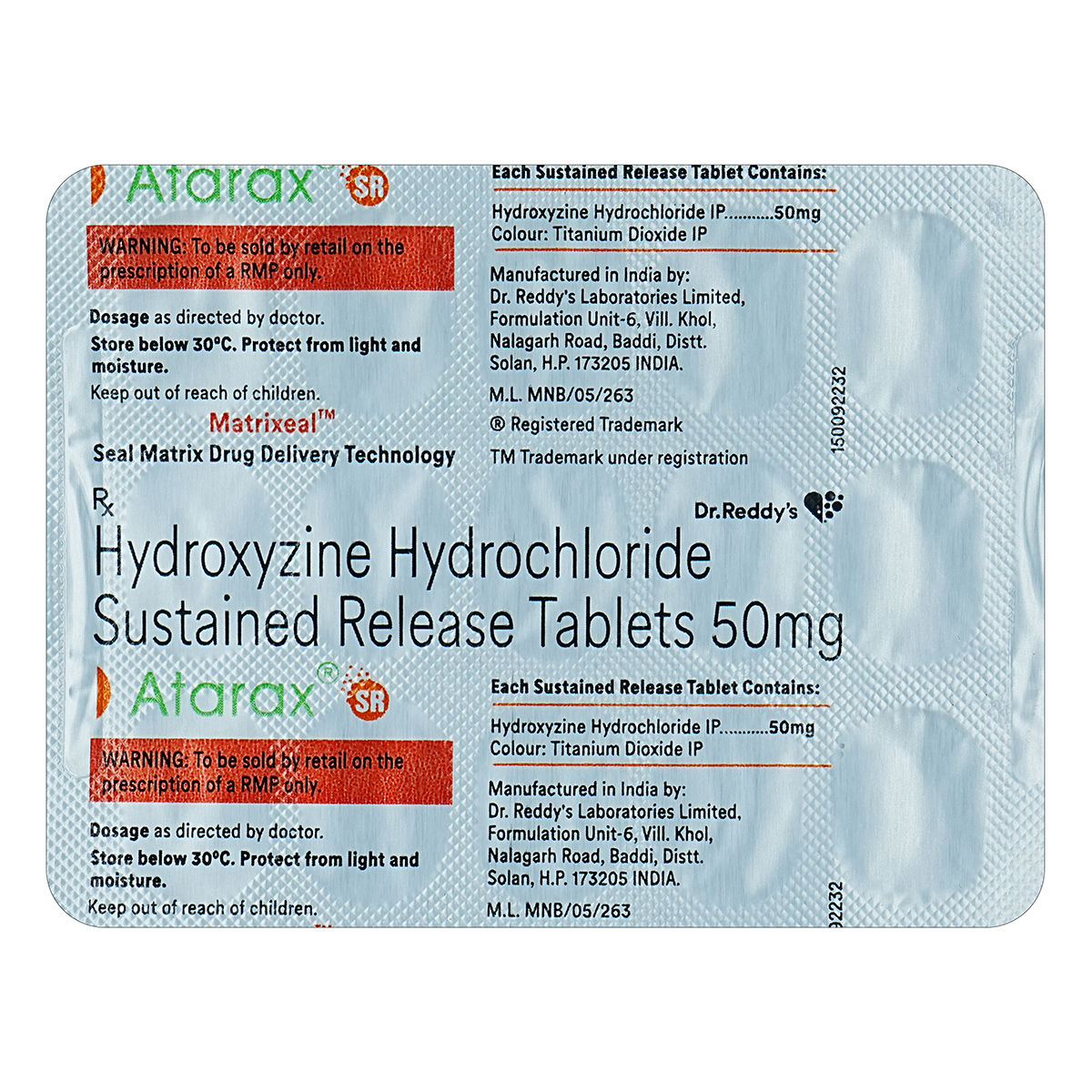 Atarax Sr Tablet 15s Price Uses Side Effects Composition Apollo