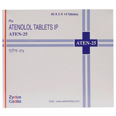 Aten-25 Tablet 14's, Pack of 14 TABLETS