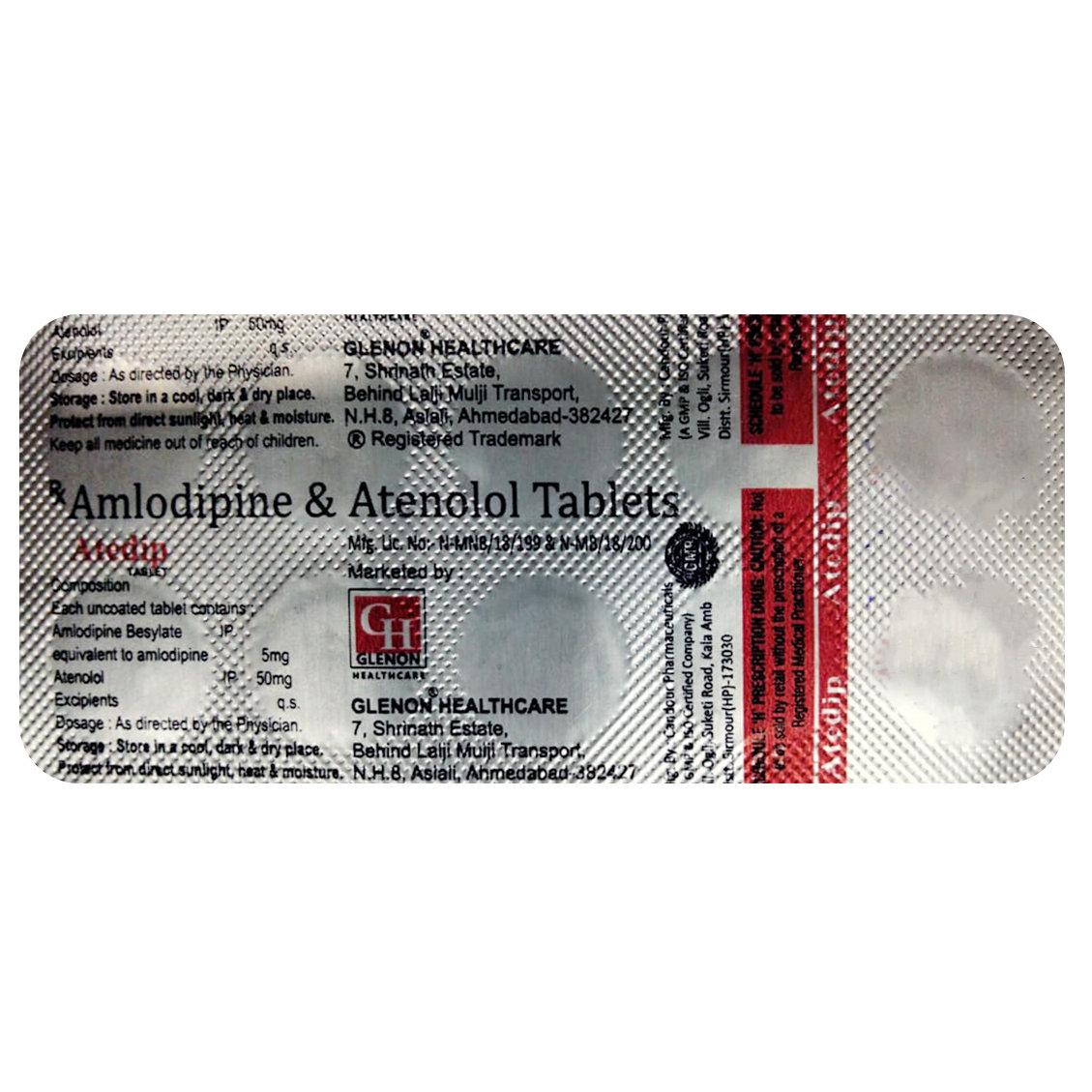 Atedip Tablet 10's, Pack of 10 TABLETS Atedip Tablet 10's, Pack of 10 TABLETS