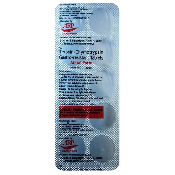 Athral Forte Tablet 10's, Pack of 10 TabletS