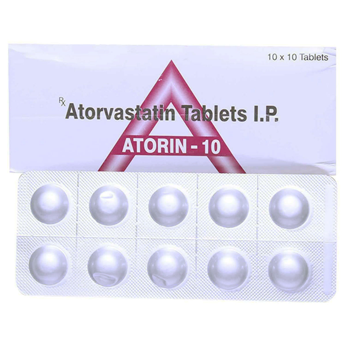 Atorin 10 Tablet | Uses, Side Effects, Price | Apollo Pharmacy