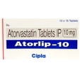 Atorlip 10 Tablet 15's