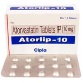 Atorlip 10 Tablet 15's, Pack of 15 TABLETS