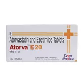 Atorva E 20 mg Tablet 10's, Pack of 10 TABLETS