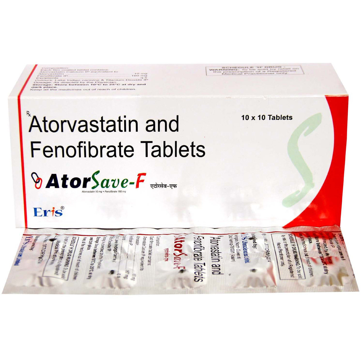 Atorsave-F Tablet 10's, Pack of 10 TABLETS Atorsave-F Tablet 10's, Pack of 10 TABLETS