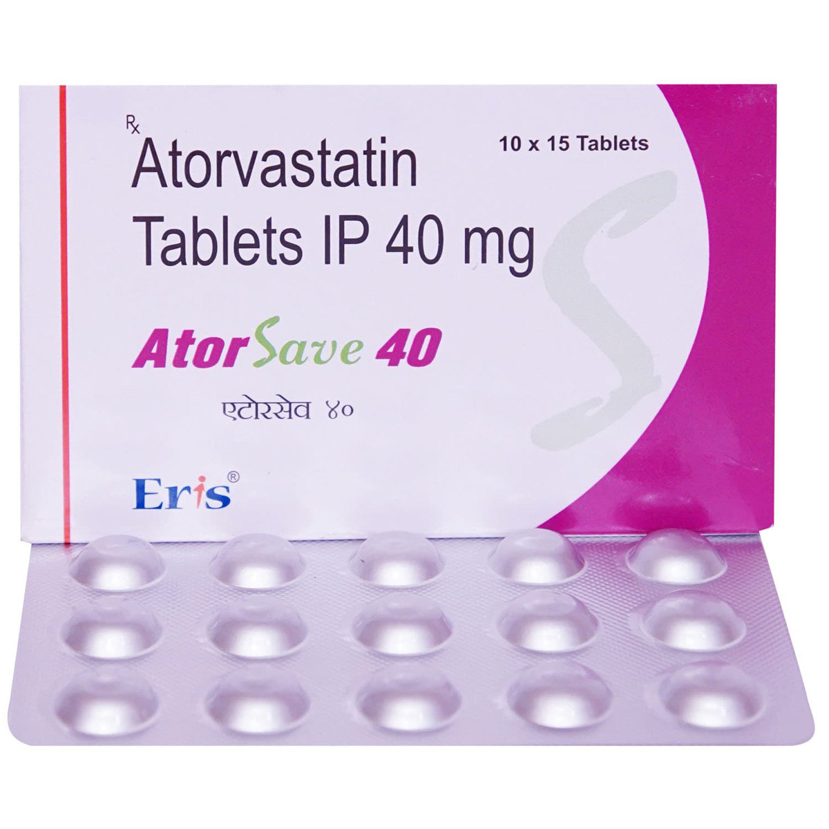 Atorsave 40 Tablet 15's, Pack of 15 TABLETS Atorsave 40 Tablet 15's, Pack of 15 TABLETS