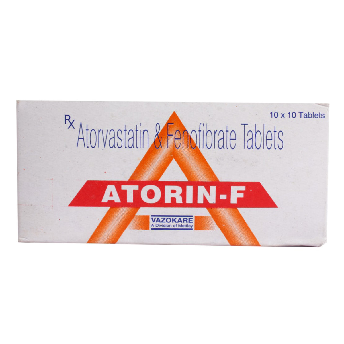 Atorin F Tablet 10's, Pack of 10 TABLETS Atorin F Tablet 10's, Pack of 10 TABLETS