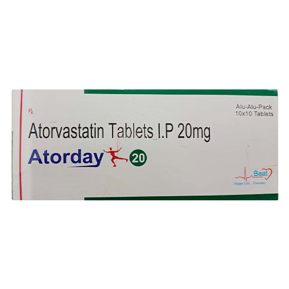 Atorday 20 Tablet 10's, Pack of 10 TABLETS Atorday 20 Tablet 10's, Pack of 10 TABLETS