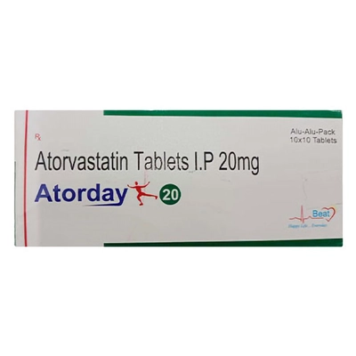 Atorday 20 Tablet 10's, Pack of 10 TABLETS