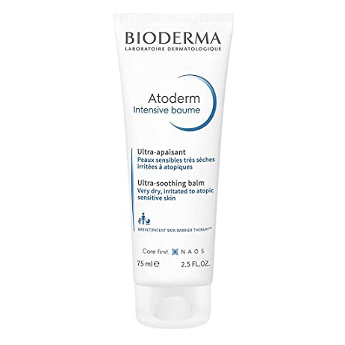 Bioderma Atoderm Intensive Baume Ultra-Soothing Balm 75 ml | Soothes Itching & irritation | Non Sticky Formula | For Very Dry, Irritated To Atopic Sensitive Skin, Pack of 1 Bioderma Atoderm Intensive Baume Ultra-Soothing Balm 75 ml | Soothes Itching & irritation | Non Sticky Formula | For Very Dry, Irritated To Atopic Sensitive Skin, Pack of 1
