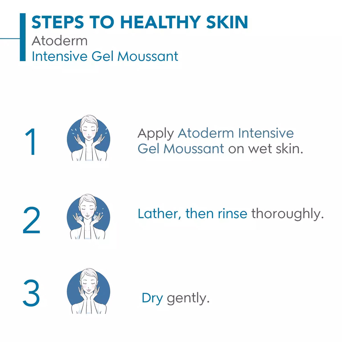 Bioderma Atoderm Moussant Gel 200 ml, Pack of 1 Bioderma Atoderm Moussant Gel 200 ml, Pack of 1