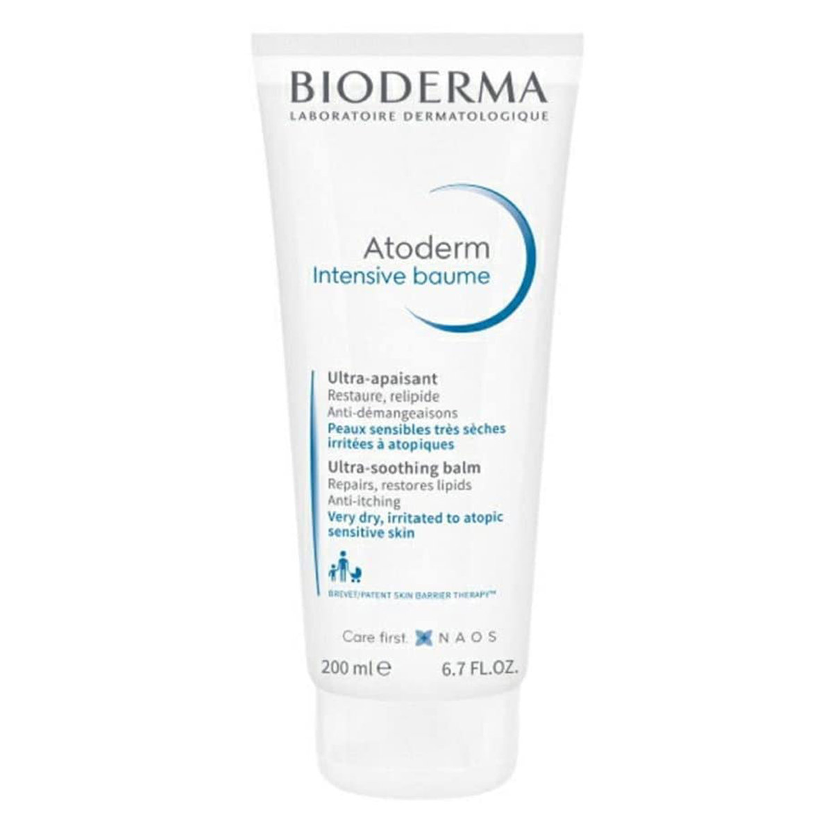 Bioderma Atoderm Intensive Baume Ultra-Soothing Balm 200 ml | Soothes Itching & irritation | Non Sticky Formula | For Very Dry, Irritated To Atopic Sensitive Skin, Pack of 1 Bioderma Atoderm Intensive Baume Ultra-Soothing Balm 200 ml | Soothes Itching & irritation | Non Sticky Formula | For Very Dry, Irritated To Atopic Sensitive Skin, Pack of 1