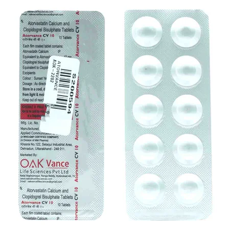 Atorvance CV 10 Tablet 10's