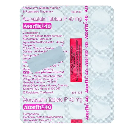 Atorfit-40 Tablet 20's