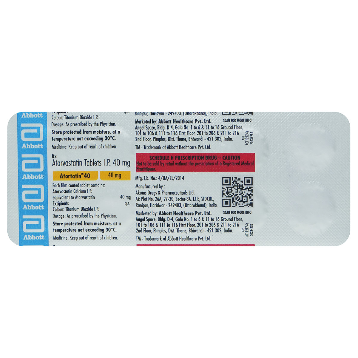 Atortatin 40 Tablet 10's, Pack of 10 TabletS Atortatin 40 Tablet 10's, Pack of 10 TabletS