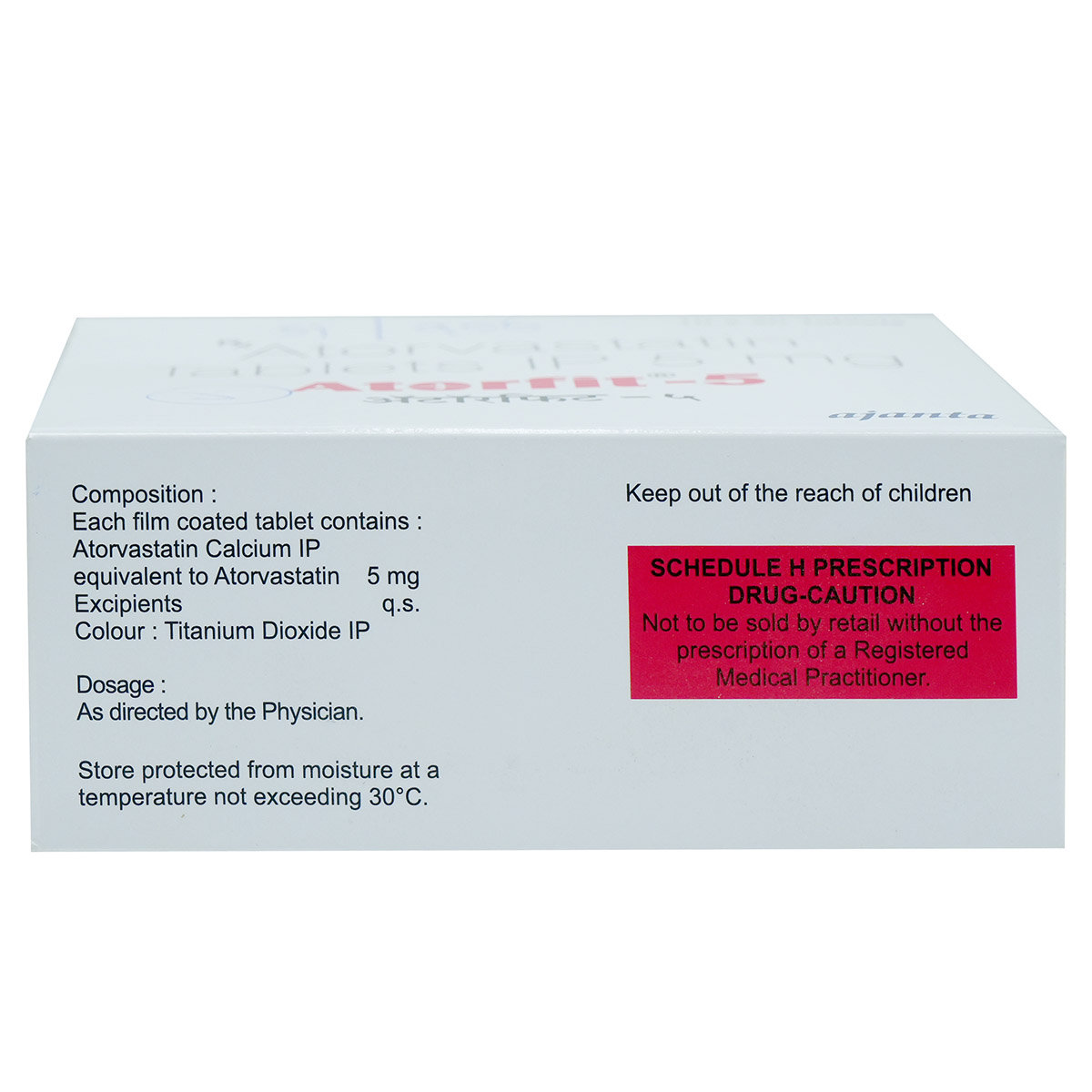 Atorfit-5 Tablet 20's, Pack of 20 TABLETS Atorfit-5 Tablet 20's, Pack of 20 TABLETS