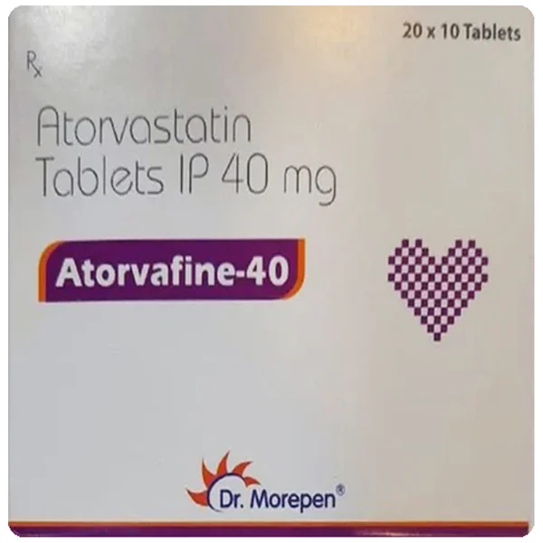 Atorvafine-40 Tablet 10's