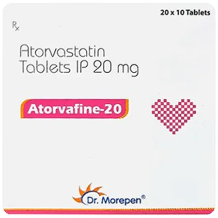 Atorvafine-20 Tablet 10's